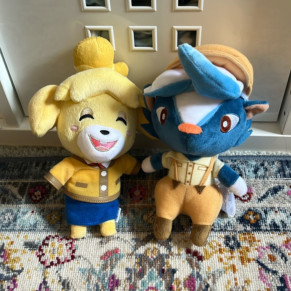 Animal Crossing plushies
